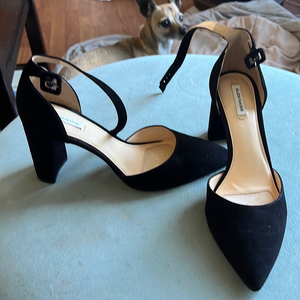 Alex Marie Suede block heels sz 8 never been worn